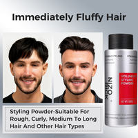 25g No-Lye Kräuter-Haarpuder, Tierversuchsfrei, Umweltfreundlich, Starker Halt, Volumen-Effekt, Matter Look für Natürliches Volumen, Langanhaltender Halt