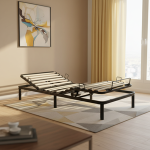 Pliable Design Européen Moderne Lit Double Split King Size Réglable <span class=keywords><strong>Sommier</strong></span> À <span class=keywords><strong>Lattes</strong></span> En Bois - Product Image 3