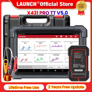 LAUNCH X431 PRO TT V5.0 con DBScar VII VCI, Diagnóstico Completo del Sistema del Automóvil, CAN FD/DOIP, 37+ Funciones de Reinicio y Codificación, Escáner OBD OBD2 - Product Image 1
