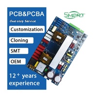 Carte de circuit imprimé électronique personnalisée pour l'électronique intelligente, matériau FR-4, épaisseur de cuivre de 0,5 à 6,0 oz, finition de surface par étainnage par pulvérisation/HASL