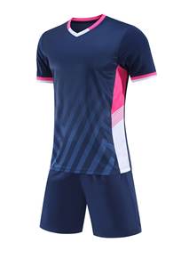 Seragam kompetisi sepak bola warna-warni, seragam tim latihan lengan pendek anak-anak dan dewasa - Product Image 4
