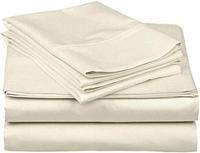 Ensemble de draps fendus (5 pièces) lit réglable 100% coton égyptien 600 TC Split King