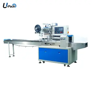 Flow Pack Machine for Cereal Bar food energy bar pouch packaging machinery stick food wrap packing machinery