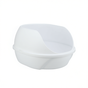 Bandeja Sanitaria para Gatos Simao con Borde Extra Alto, 48 x 30 x 58 cm, Blanca - Product Image 2