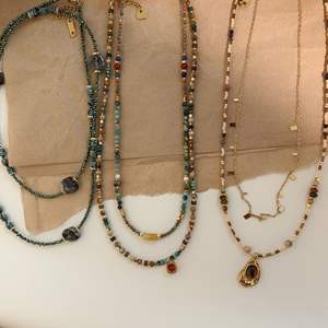 Tiger Eye Stone <b>Necklace</b> Accessories Pendant Choker Beaded Collarbone Chain - Product Image 6