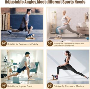 CZFIT SeeMore Selection - Plataforma Ajustable y Portátil para Ejercicios de Sentadillas, Terapia Física, Estiramiento de Pantorrillas, Ecológica, con Inclinación y Balance - Product Image 5