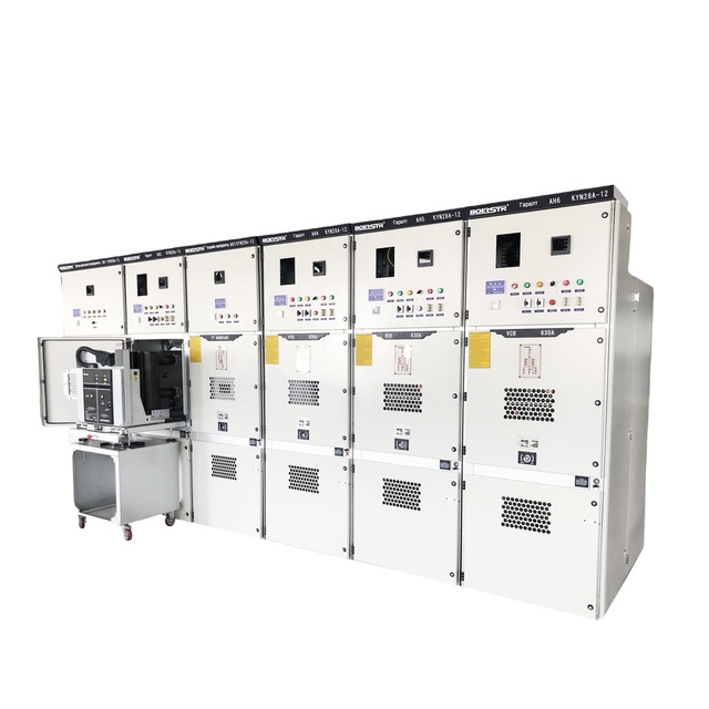 24KV 36KV Indoor Metal Clad Withdrawable MV Switchgear 12kV AC Air Insulated Switch Cabinet with VCB for Power Substation