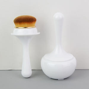 Pennello Professionale per Fondotinta Liquido con Design Avanguardista, Colore Rosa Luminoso, Alta Qualità, Miscelazione Personalizzata, Tubo Piatto - Product Image 5