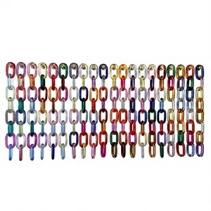 Chaînes en résine de qualité supérieure, transparentes, orange et rose, tendance, nouvelles, pour la décoration artistique de la maison, artisanat, forme irrégulière, moulage - Product Image 6