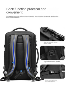 Vui mừng nhà máy chất lượng cao bền Oxford công suất lớn Túi du lịch kinh doanh chống trộm Túi máy tính xách tay Ba lô - Product Image 6