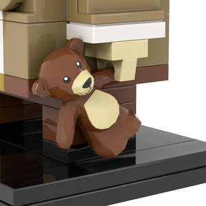 MOC7512 <span class=keywords><strong>Mr</strong></span>.Bean 115 pièces briques à tête carrée comédie de mode produite par Tiger Aspect assembler des blocs de construction de la série télévisée jouets pour enfants - Product Image 6