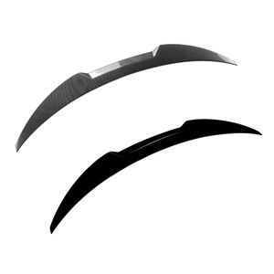 สปอยเลอร์หลัง BMW รูปทรงปีก ลายคาร์บอนไฟเบอร์สีดำเงา วัสดุ ABS สำหรับ E90 ปี 2005-2012 ตกแต่งฝากระโปรงท้าย - Product Image 5