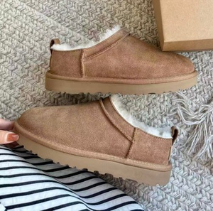 Soft nude pink platform snow boots for petite women,thick <b>wool</b> short boot with added height,outerwear style women's cotton shoe - Product Image 6