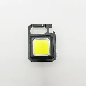 USB có thể sạc lại mini LED Torch ánh sáng làm việc đèn xách tay Keychain Đèn pin số lượng lớn cho cắm trại ngoài trời nhỏ COB ánh sáng corkscrew