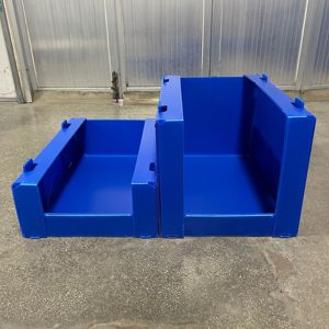Tùy chỉnh PP nhựa Stackable kho quần áo corflute ráp sóng hộp lưu trữ chọn Thùng - Product Image 5