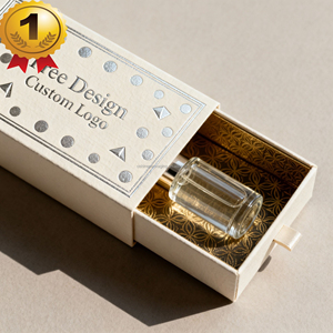 Biodegradable Recycled Materials Custom Logo UV Perfume Set <b>Box</b> 50Ml Luxury Paper Drawer <b>Box</b> with Insert Filing - Product Image 2