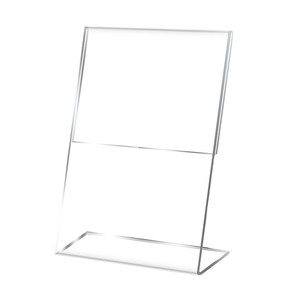 Soporte de exhibición de acrílico transparente personalizado Base magnética A4/A5/A6 Tamaños para etiquetas de precio al por menor Promoción Hojas de plástico duraderas - Product Image 1