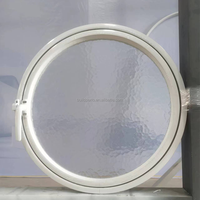 Tragaluz de vidrio Circular de aluminio con diseño de ventana redonda usada Housetop para sala de estar, dormitorio exterior, apertura Horizontal