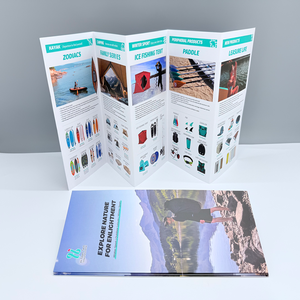 Bền accordion gấp đi bộ đường dài Hướng dẫn không thấm nước cán cho những con đường mòn ngoài trời, bản đồ núi & phiêu lưu Hướng dẫn sử dụng - Product Image 5