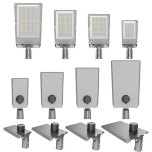 Lampadaire LED en aluminium haute efficacité 100W alimenté par courant alternatif IP65 avec cellule photoélectrique UV pour parc FL-LD-HM1 Éclairage haute performance Premium - Product Image 6