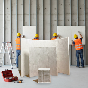 Feutre d'aérogels à faible conductivité thermique 0,017 W m K, matériau économe en énergie pour l'isolation marine et mécanique - Product Image 1