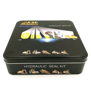 Tùy Chỉnh Cookie Lọ Vuông Thiếc Có Thể Thực Phẩm Lớp Bao Bì Vuông Biscuit Tin - Product Image 1