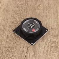 Indicateur d'impact de type montre, capteur mécanique 2G, fixation à vis, non réversible, en plastique rouge, pour l'industrie lourde et la logistique