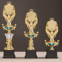 Trophée en plastique de gros pour événements sportifs et jeux scolaires, taille T10 M