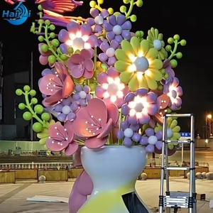 Statua Personalizzata 3D Grande Bouquet di Rose per Esterni, Scultura Floreale per Parco Giardino, Decorazione Creativa, <span class=keywords><strong>Regalo</strong></span> - Product Image 5