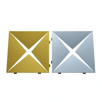 Décoration d'espace de bureau fantaisie plafond suspendu architectural aluminium métal plafond 3d conceptions