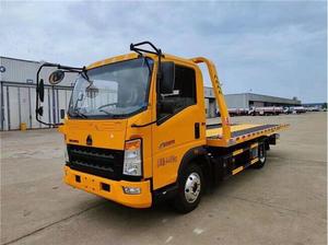 Camion de <span class=keywords><strong>remorquage</strong></span> de dépanneuse de plate-forme de lit de petit pain de l'EURO 5 130HP de HOWO - Product Image 6