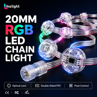 Cadena de Luces LED Digitales RGB SK6812 de 5V, Resistentes al Agua, para Decoración de Paisajes y Proyectos Festivos, Venta al Por Mayor