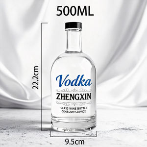Botella <span class=keywords><strong>de</strong></span> Vodka <span class=keywords><strong>de</strong></span> Vidrio Transparente <span class=keywords><strong>de</strong></span> 500 ml al por Mayor con Corcho, Botella Vací<span class=keywords><strong>a</strong></span> para <span class=keywords><strong>Licores</strong></span> y Elaboración Casera - Product Image 3