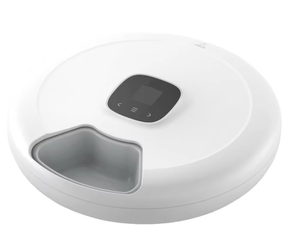 Comederos Automáticos Inalámbricos Ecológicos para Mascotas, Modernos, para Seis Comidas, Capacidad de 1L, Pantalla LCD, Nutrición Equilibrada, Material ABS, Protección para Patas - Product Image 1
