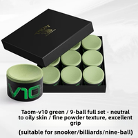 Craie de billard et de snooker professionnelle Taom, performance supérieure, craie ronde V10, poudre pour pistolet à craie pour le sport de billard