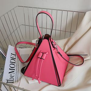 Spring New Fashion Lady Animal Prints Single Strap Zipper PU Water Resistant Portable <b>Triangle</b> Shoulder Messenger Tanjing - Product Image 6
