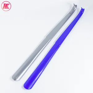 Hot Selling High Quality Custom Shoe Remover Shoehorn Long Handled Shoe Horn Plastic With Logo