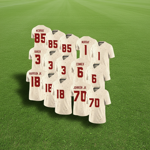 Nouveaux maillots de football américain respirants 2025 Rivalries, brodés, 18 Marvin Harrison Jr., 1 Kyler Murray, 3 Budda Baker, 6 Conner, 85 - Product Image 1