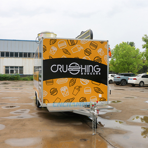 Remorque de concession mobile multifonction en acier inoxydable pour glaces et BBQ, chariots alimentaires, camions de restauration, vente de nourriture mobile, Houston - Product Image 2