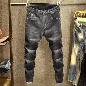 Pantalones <span class=keywords><strong>vaqueros</strong></span> de nuevo diseño, pantalones <span class=keywords><strong>vaqueros</strong></span> regulares para <span class=keywords><strong>hombre</strong></span>, pantalones elásticos para <span class=keywords><strong>hombre</strong></span>, pantalones <span class=keywords><strong>rotos</strong></span> <span class=keywords><strong>azules</strong></span>, pantalones <span class=keywords><strong>vaqueros</strong></span> ajustados elásticos de alta calidad - Product Image 5