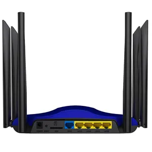 Routeur 5g avec carte sim avec 6 antennes externes routeur wifi bi-bande CAT6 avec emplacement pour carte sim routeur Wifi bi-bande Gigabit