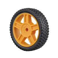 Roues roulants en plastique, 5/6 pouces, pour compresseur d'air, chariot à main