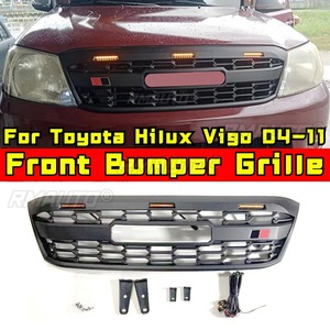Kit carrosserie pour Toyota Hilux Vigo 2004-2011, calandre LED, grilles de course, bandes décoratives, calandre avant, pièce extérieure - Product Image 1