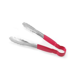 Pinze Rosse HENDI da 250mm con Servizio HACCP per Cucine Commerciali, Fabbricazione in Acciaio, Lunghezza 250mm - Product Image 1