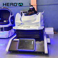 Machine commerciale de jeu de course du simulateur VR de conduite de la voiture F1 VR de HEROVR avec le volant de Logitech