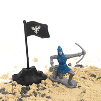Ensemble de Cavalerie Ancienne Militaire 16-18 Pièces, Échelle 5.5-8.5cm, PE, 2 Couleurs, Soldats et Véhicules Durables pour Enfants de 8 Ans et Plus