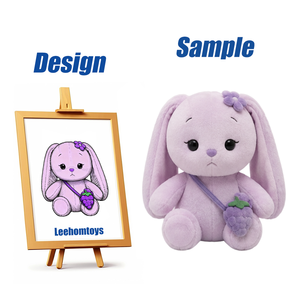 Jouets en <span class=keywords><strong>peluche</strong></span> doux de haute qualité, design personnalisé, animaux en <span class=keywords><strong>peluche</strong></span> pour cadeau de bébé, lapins en <span class=keywords><strong>peluche</strong></span>, jouets en <span class=keywords><strong>peluche</strong></span> personnalisés de haute qualité - Product Image 3