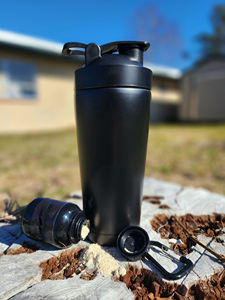 Custom Logo 500ml 750ml Bpa-free Stainless Steel <strong>Shaker</strong> Gym Sport Bottle Protein Water Bottle Sport <strong>Wholesale</strong> with Mix <strong>Ball</strong> - Product Image 5