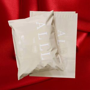 Custom Mailing Express Brown Poly <b>Plastic</b> Express Bag Nude Delivery Mailer Custom Color Shipping Package <b>Tote</b> Mailing Bags - Product Image 1