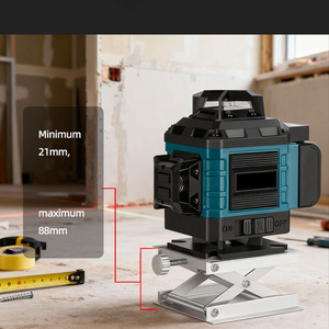 Niveau laser croisé 4D 16 lignes auto-nivelant, haute précision verticale et horizontale, laser vert numérique pour extérieur - Product Image 4